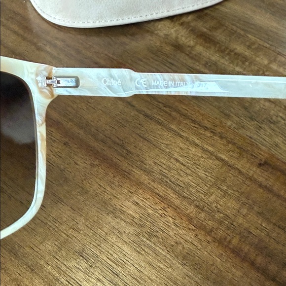 Chloe 734S Sunglasses with Case - Cream Champagne and Brown - Picture 7 of 10